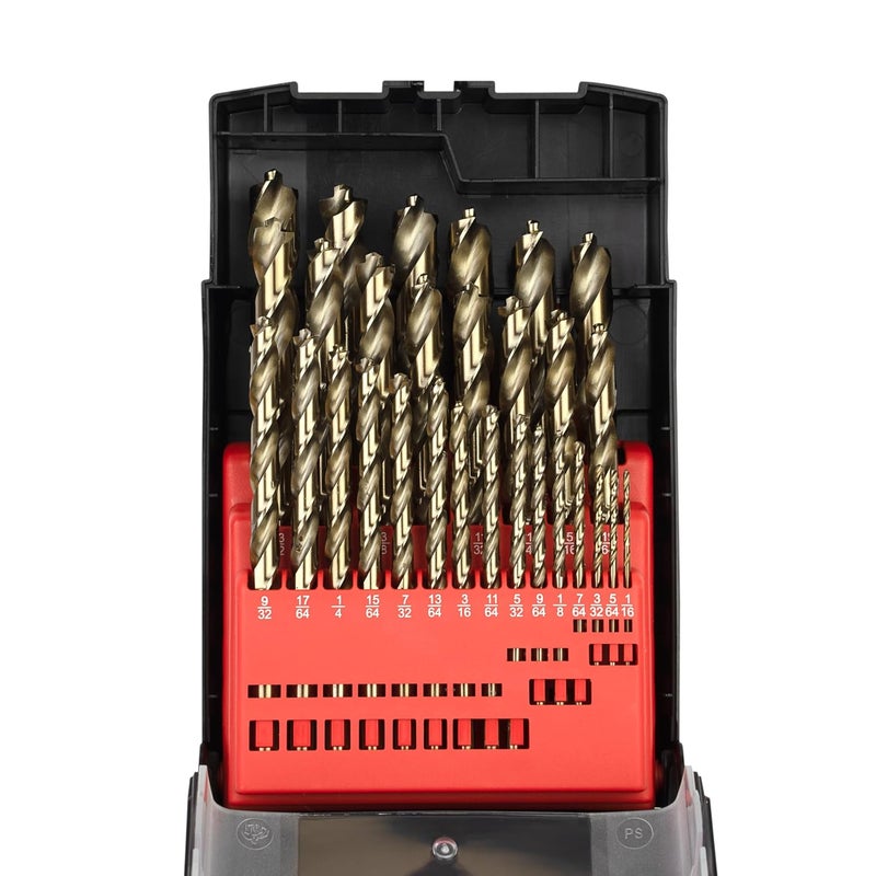 Sabre Tools 29-Piece Cobalt Drill Bit Set Heavy-Duty Drill Bits for Steel, Hard Metal, Cast Iron (29pcs) - Image 3